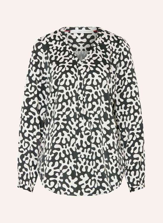 Шелковая блузка-рубашка