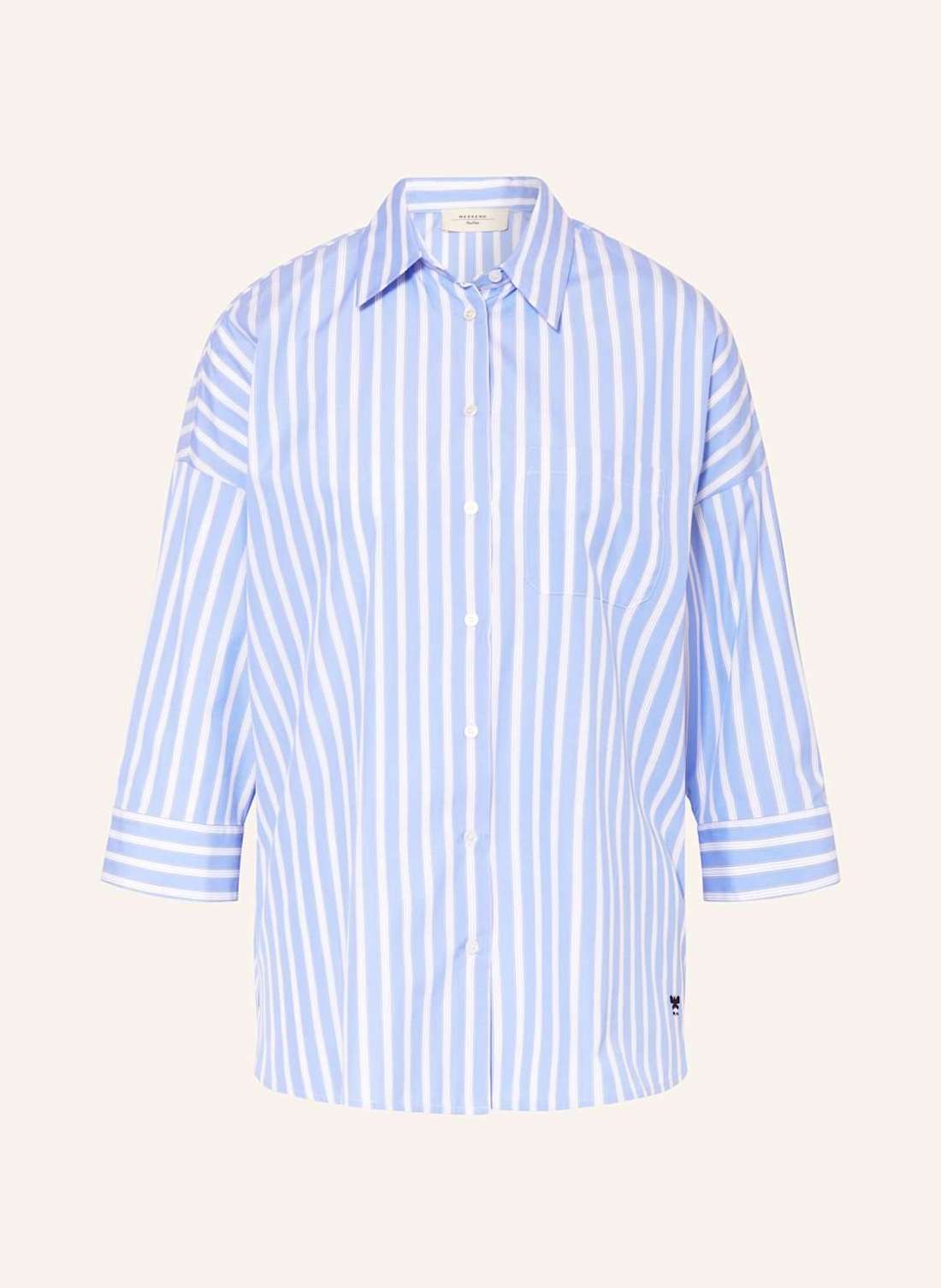 Блуза-рубашка оверсайз с рукавами 3/4 GIRALDA