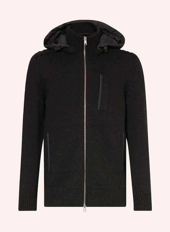 Кардиган со съемным капюшоном