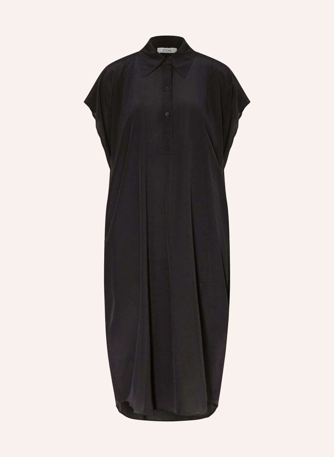 Шелковое платье-рубашка