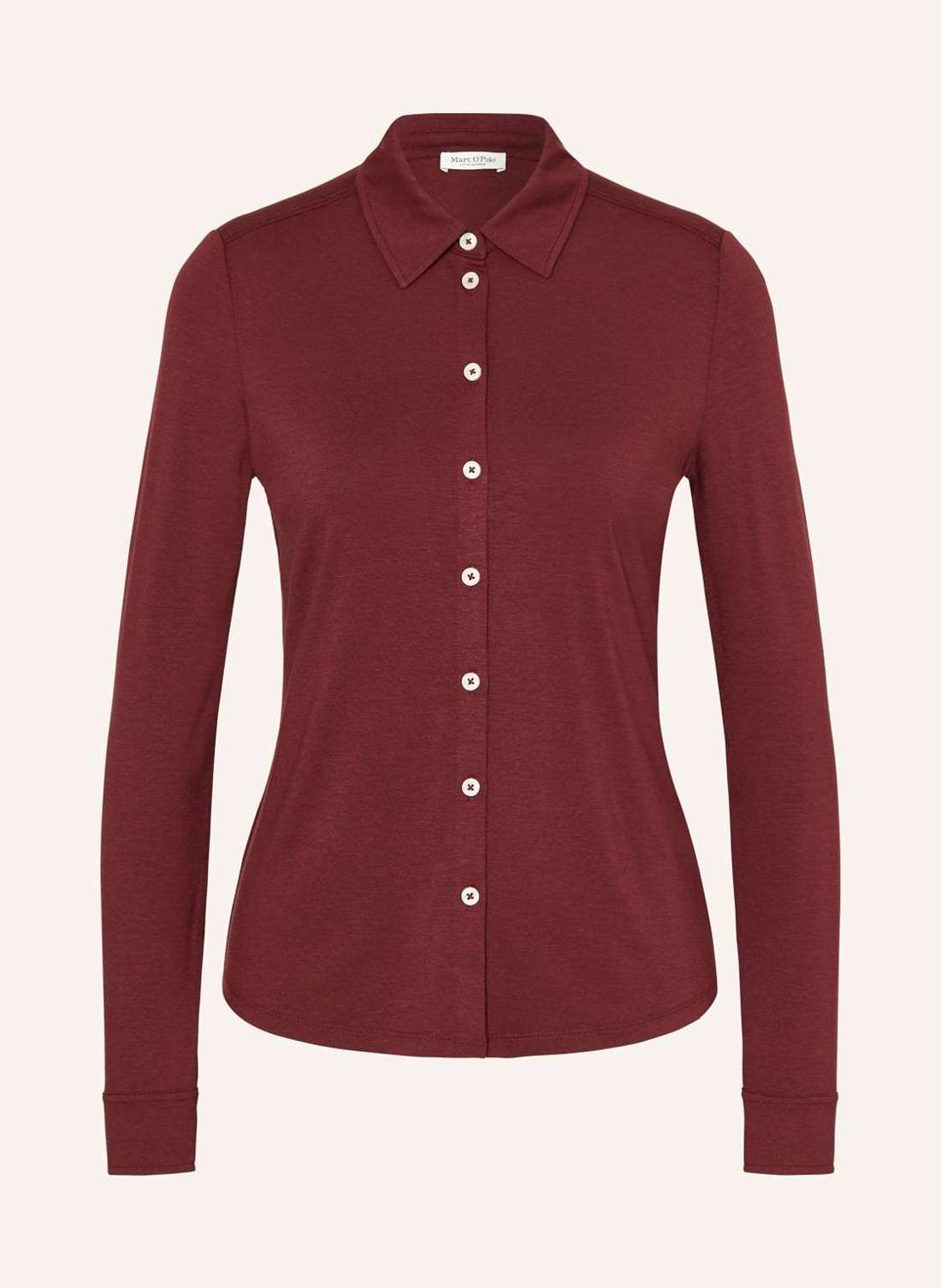 Блузка-рубашка из джерси