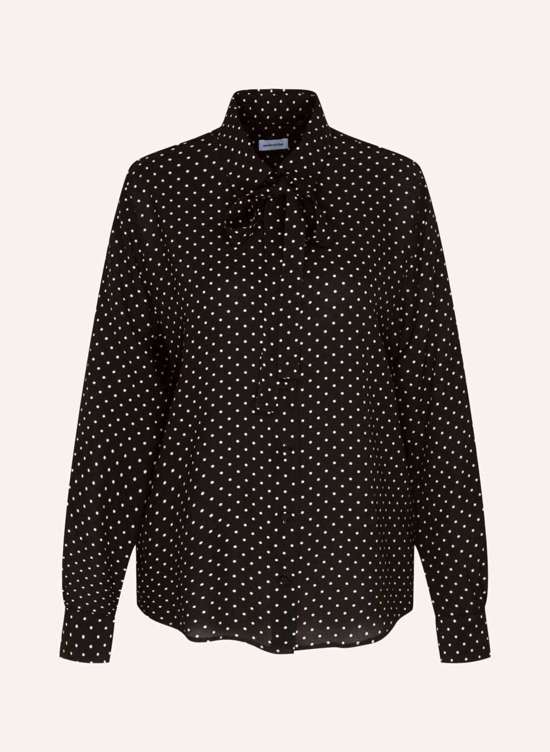 Блузка с завязками на воротнике