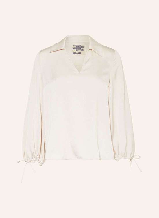 Атласная блузка-рубашка MAISIE