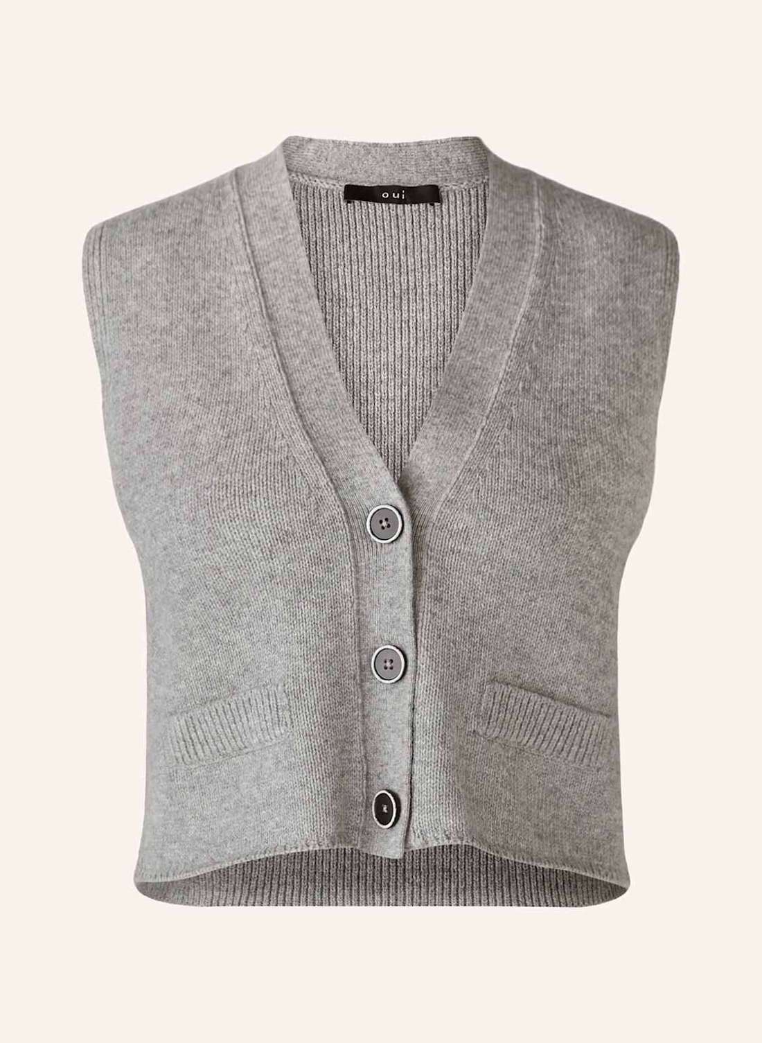 Вязаный жилет