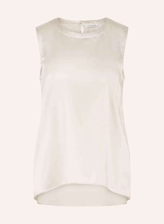 Шелковая блузка-топ