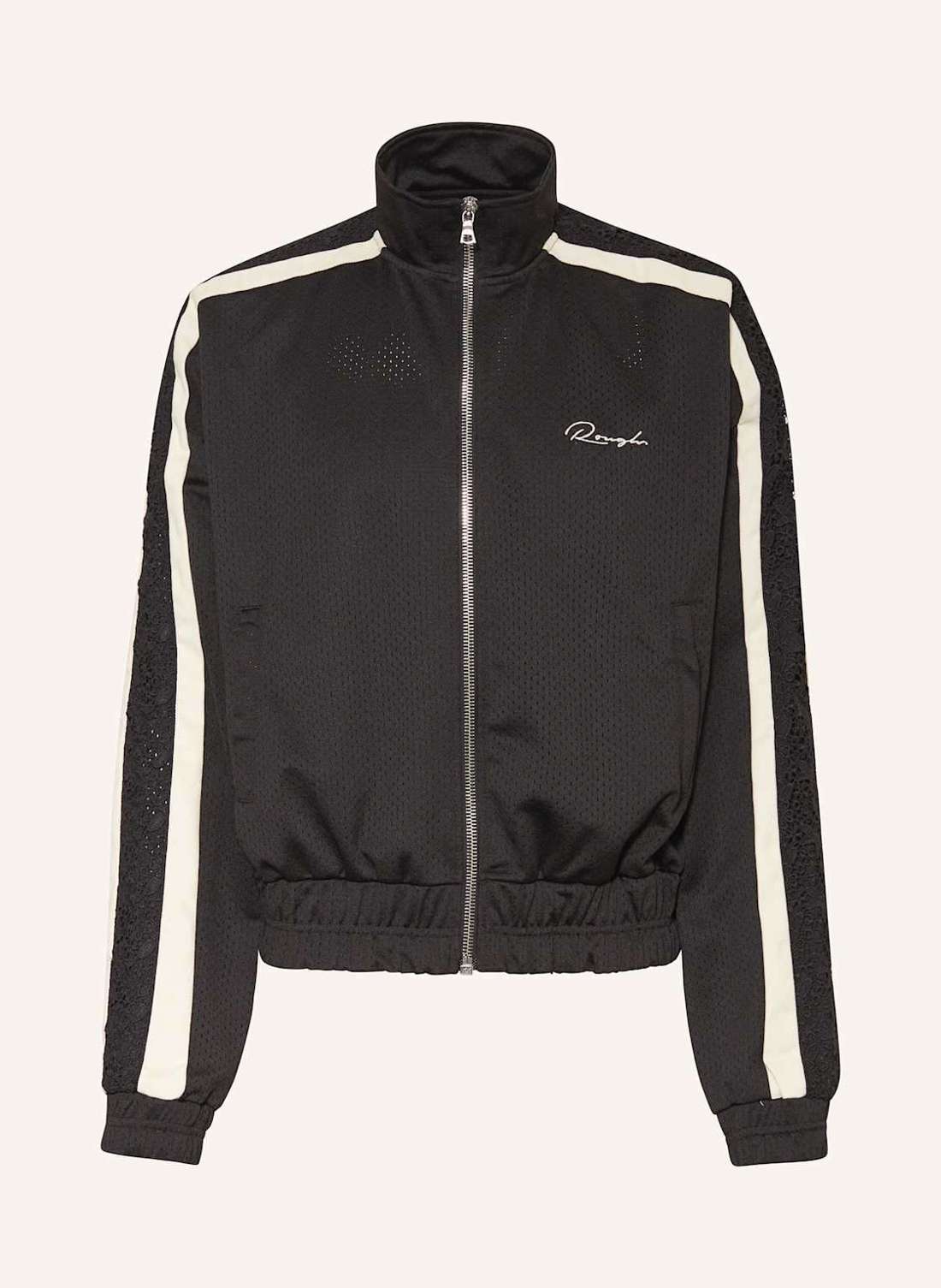 Блузон с кружевом