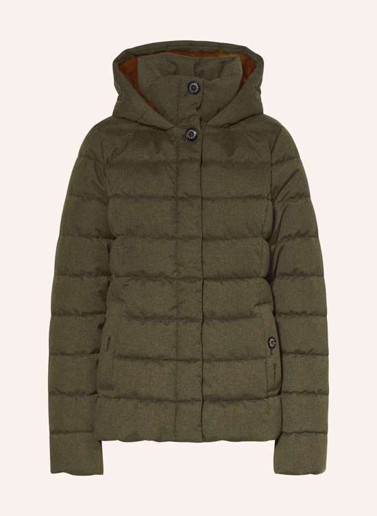 Стеганая куртка с искусственным мехом CAMELLIA