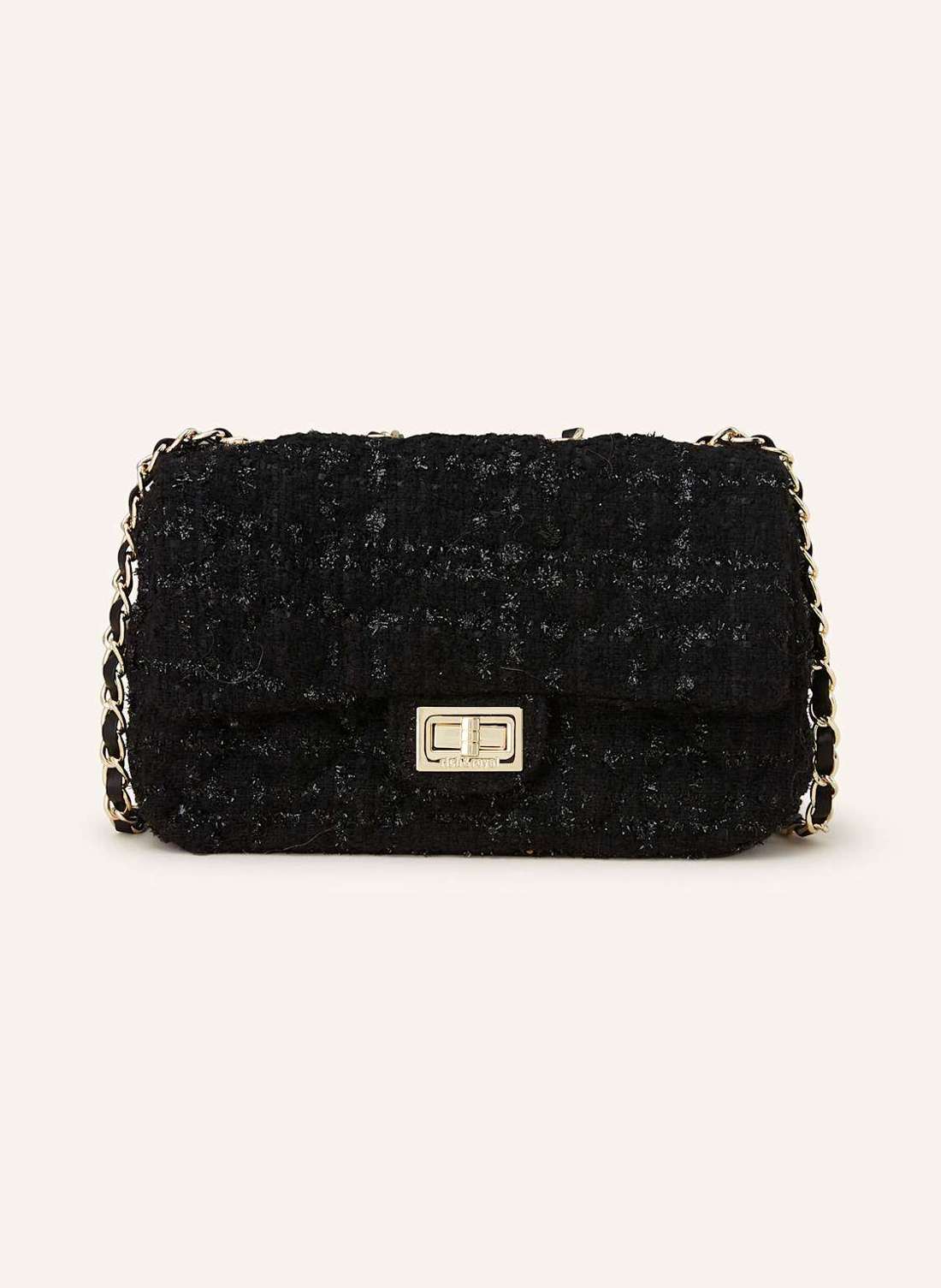 Сумка через плечо из блестящей пряжи