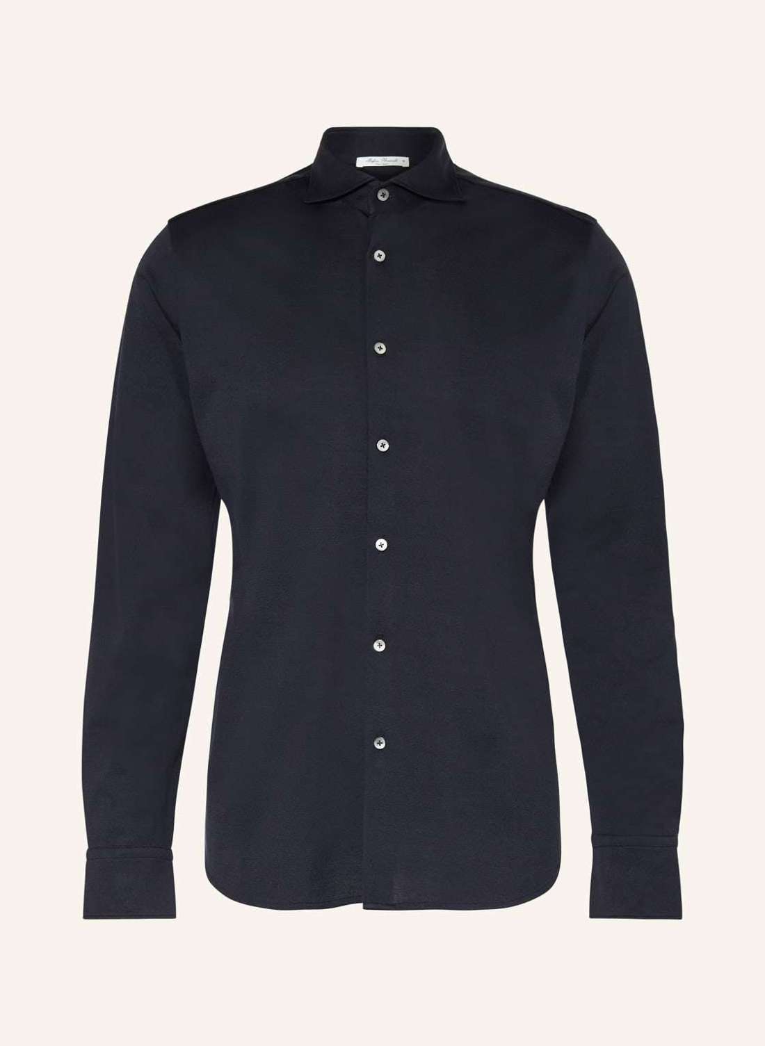 Узкая рубашка из пике