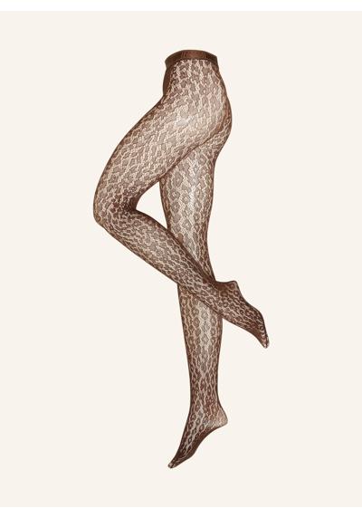 Прозрачные колготки LEO LACE