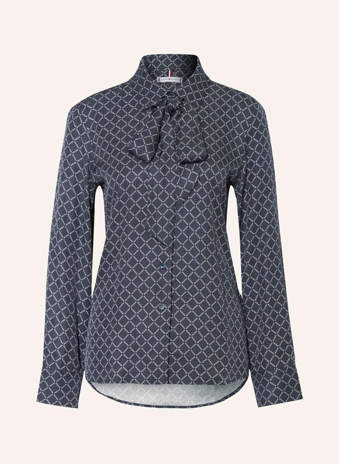 Блузка-рубашка с галстуком-бабочкой DIAMOND