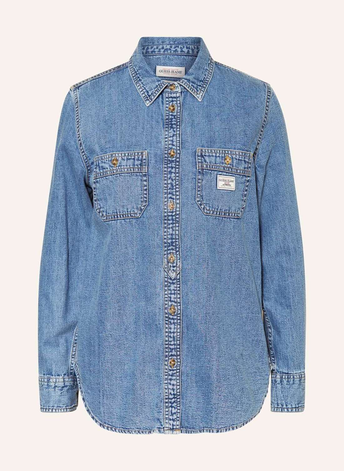 Джинсовая блузка