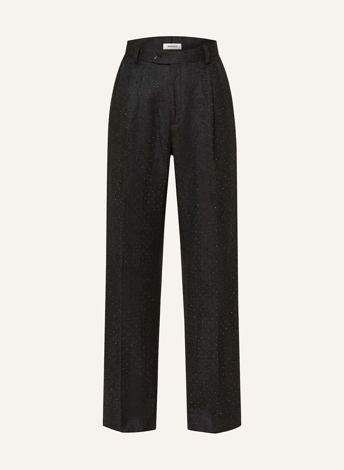 Брюки с драгоценными камнями