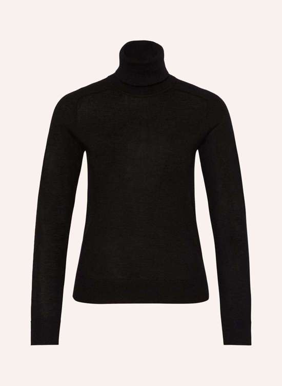 Пуловер с высоким воротником