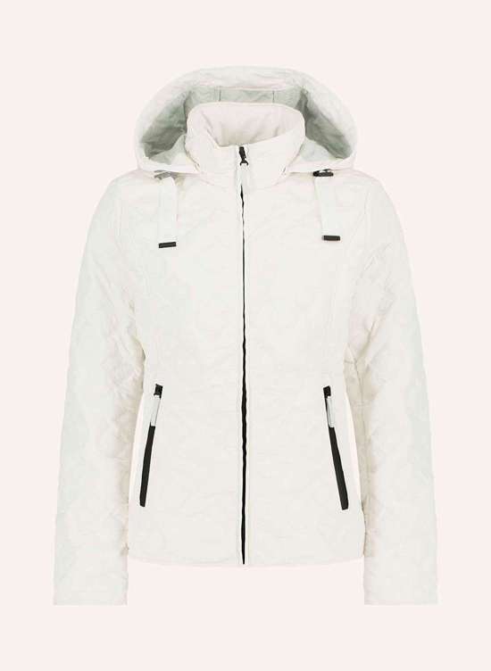 Стеганая куртка со съемным капюшоном