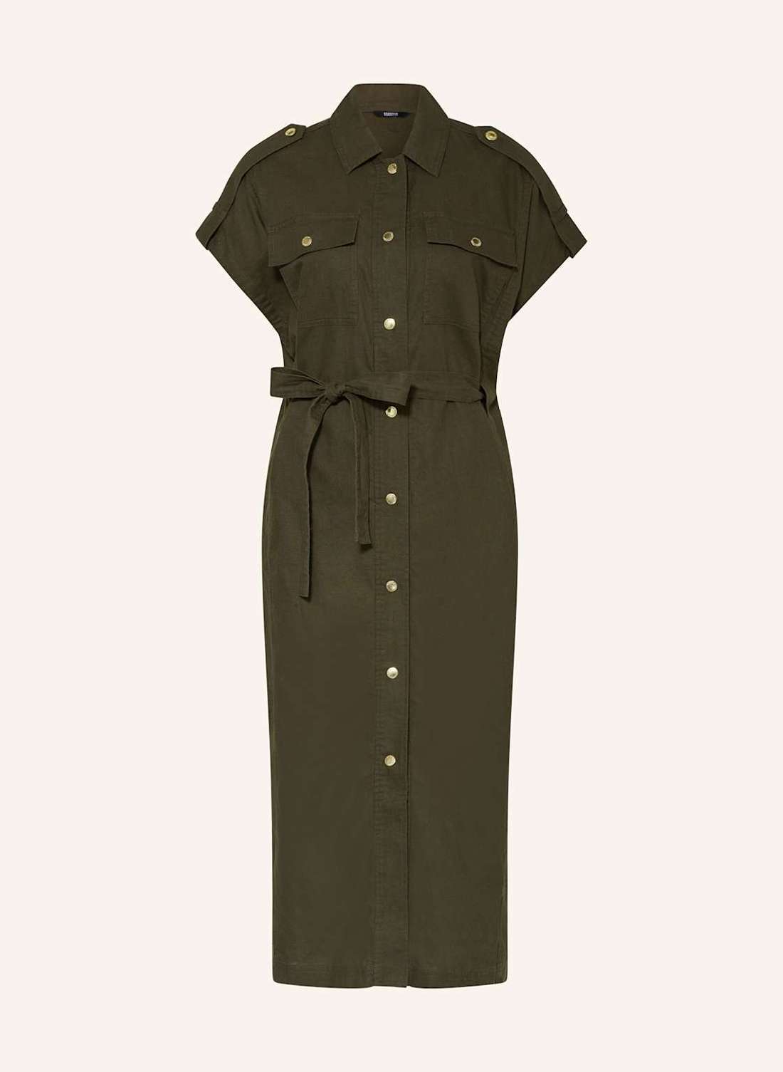 Платье-рубашка с льном HARLOW