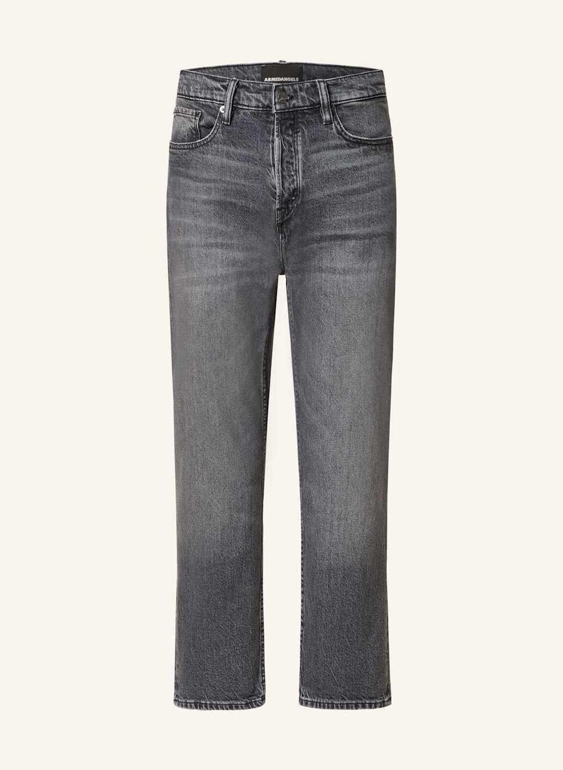 Джинсы свободного кроя с укороченной длиной штанин AAUSTIN