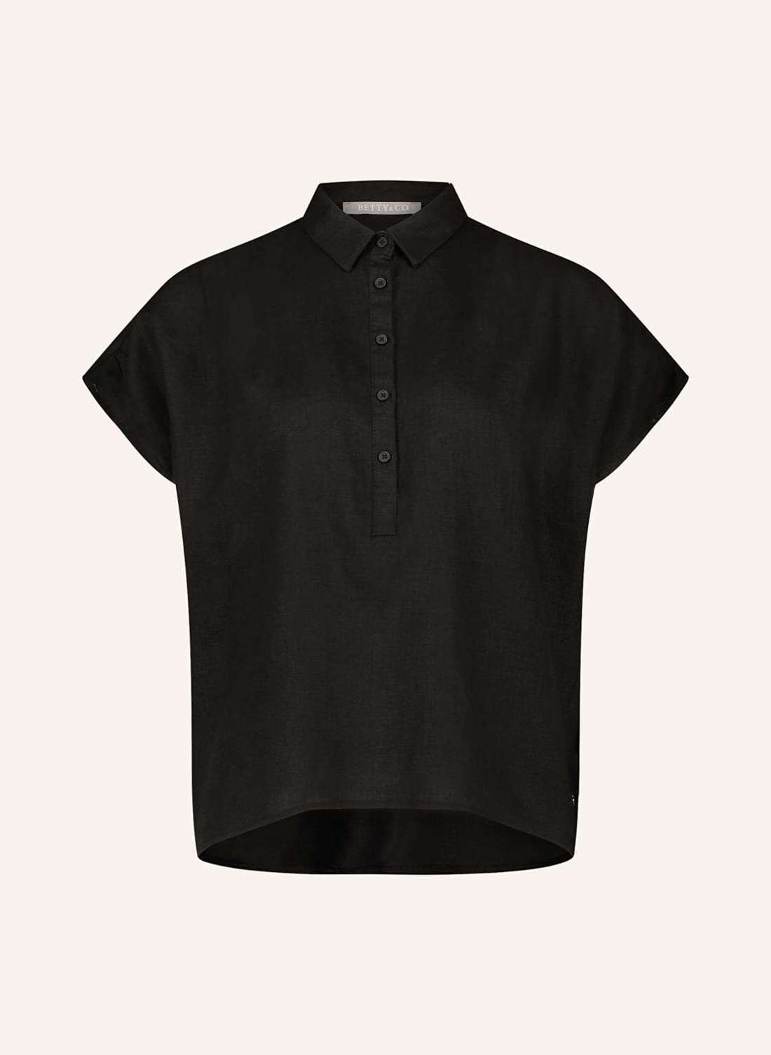 Льняная блузка-рубашка