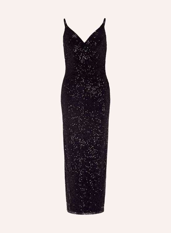 Вечернее платье с пайетками
