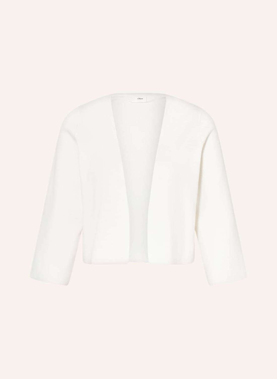 Вязаное болеро с рукавами 3/4.