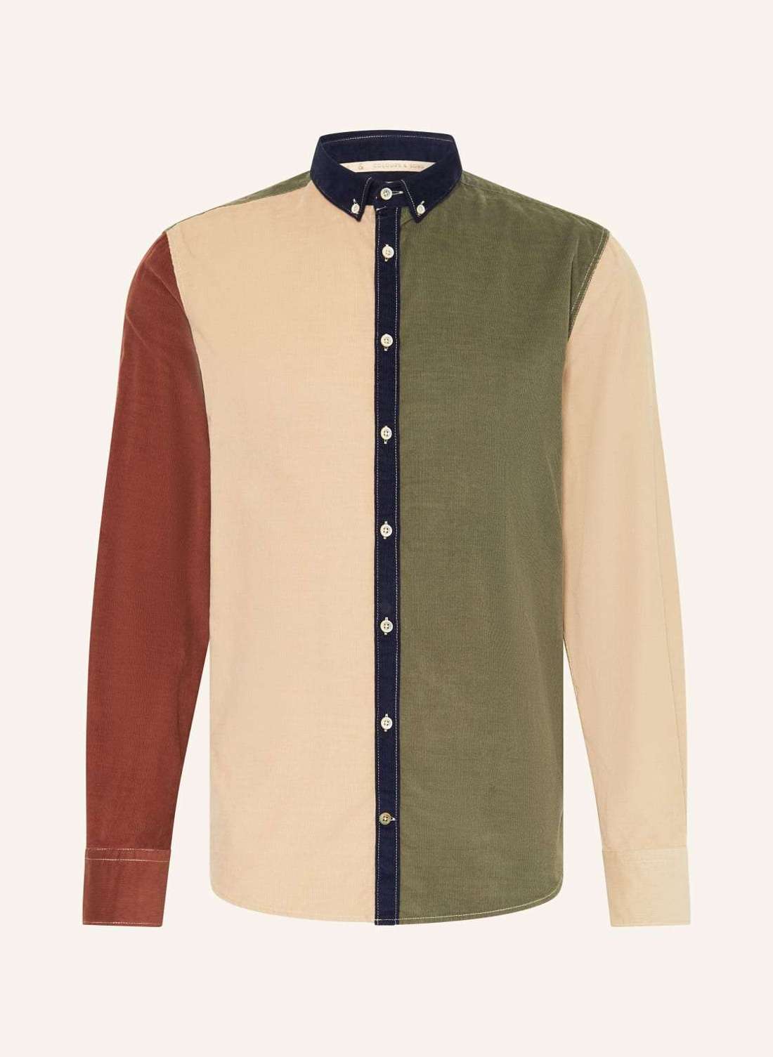 Вельветовая рубашка стандартного кроя