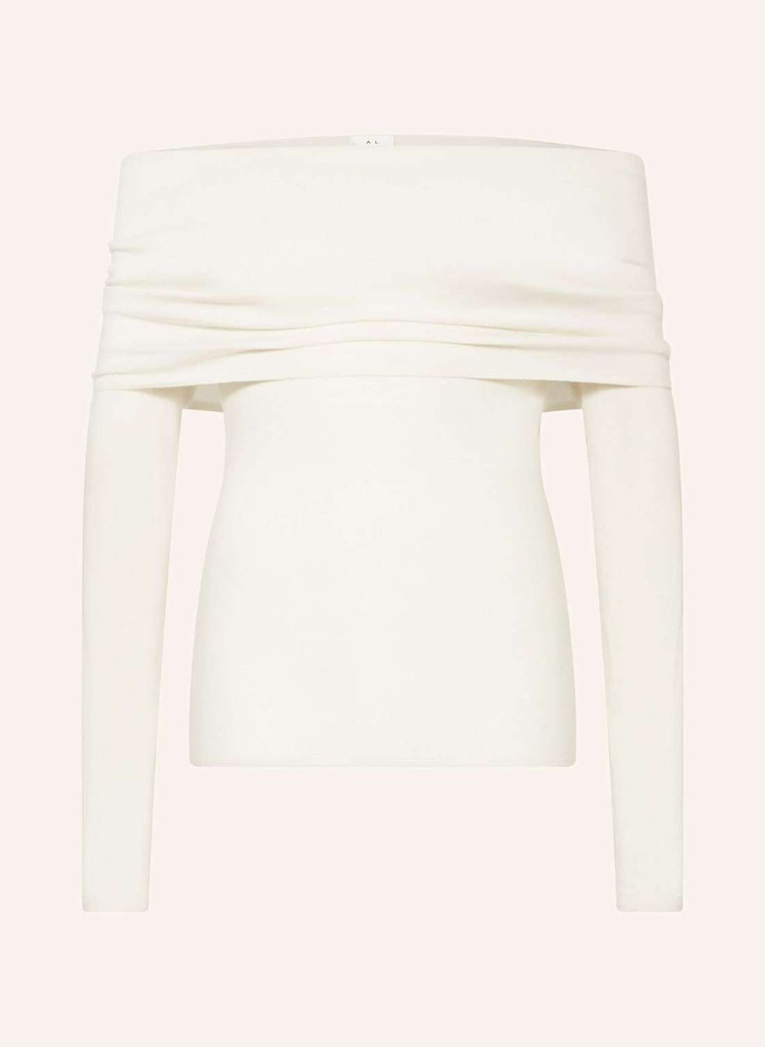 Кашемировый свитер с открытыми плечами CARA