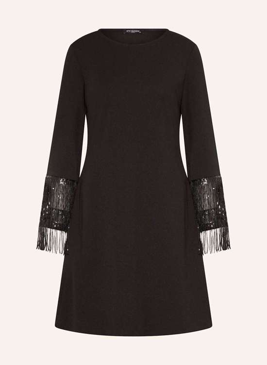 Платье из джерси с пайетками