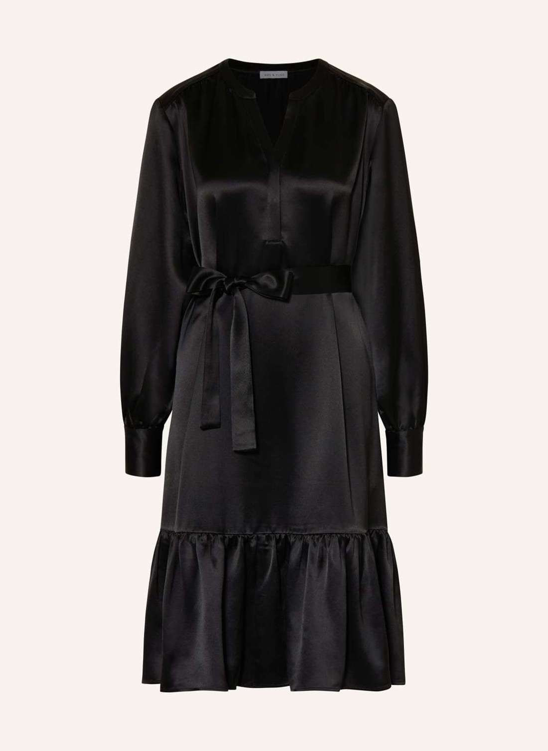 Атласное платье