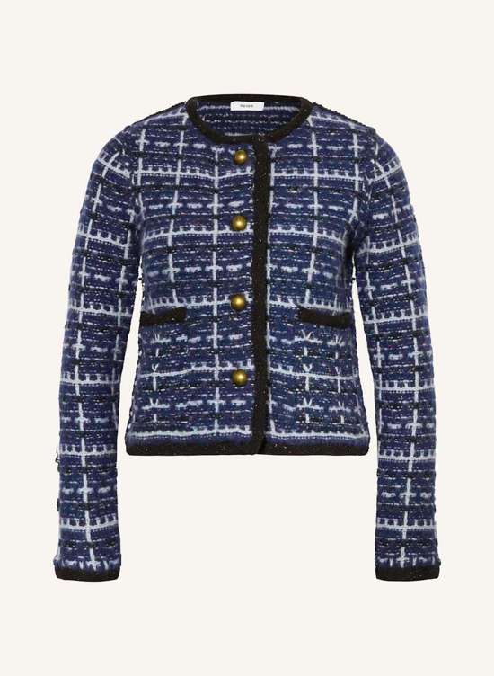 Твидовый пиджак свободного кроя CARDI