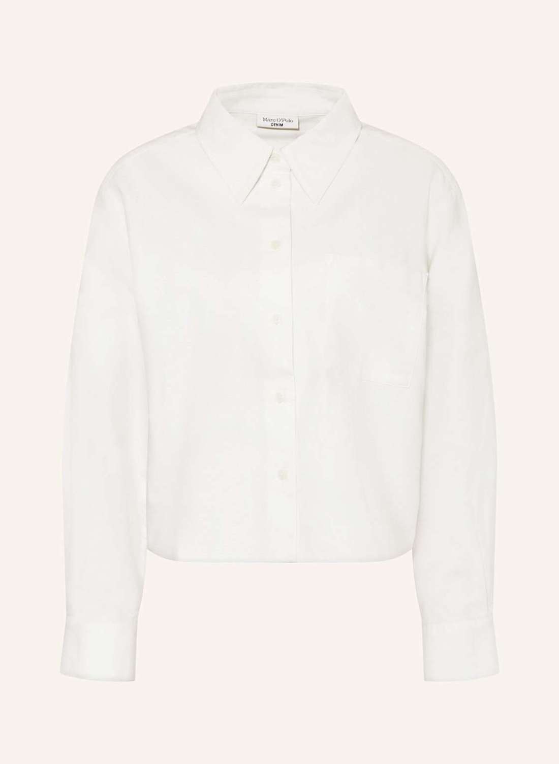 Укороченная блузка-рубашка