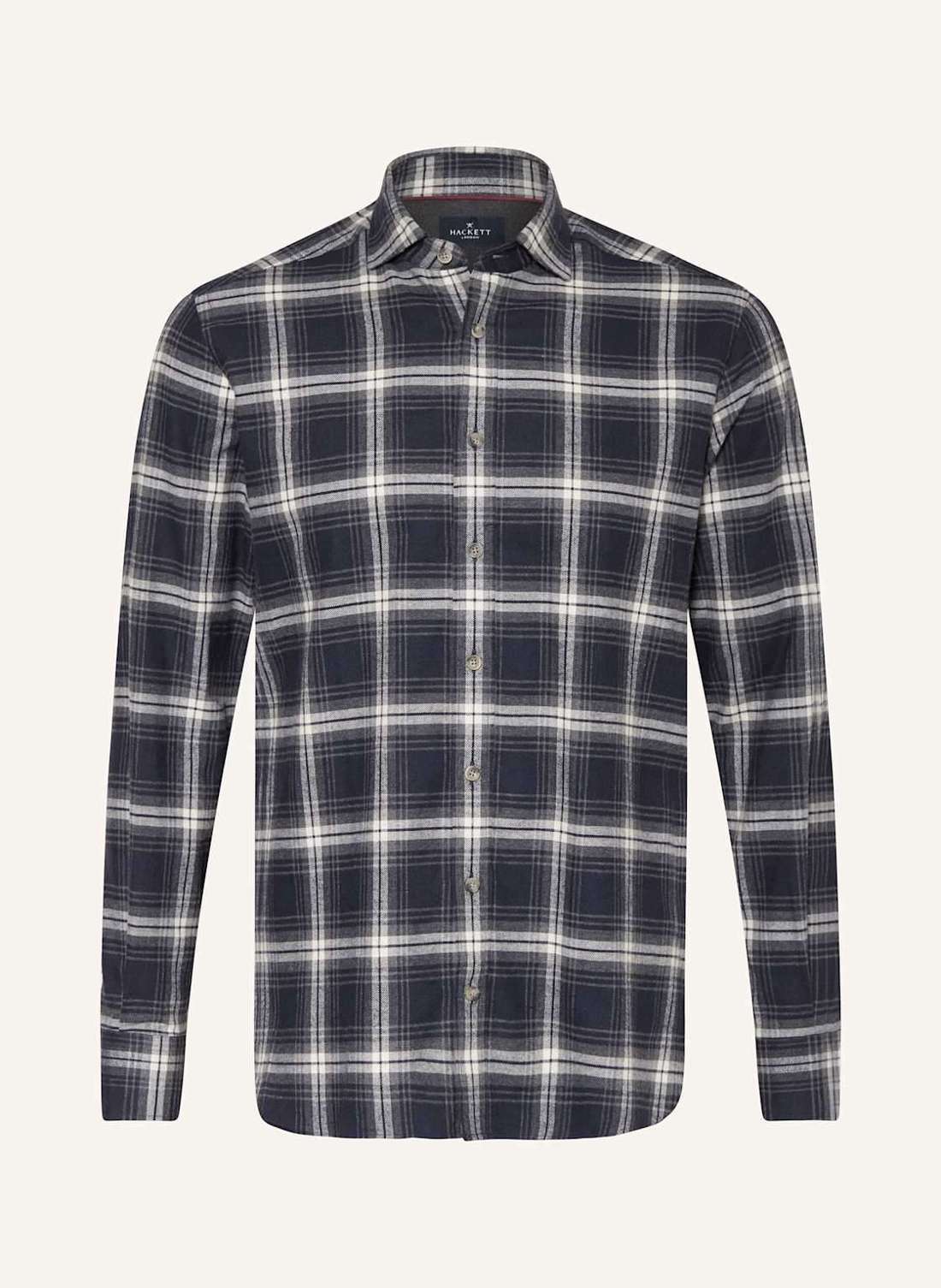 Фланелевая рубашка узкого кроя