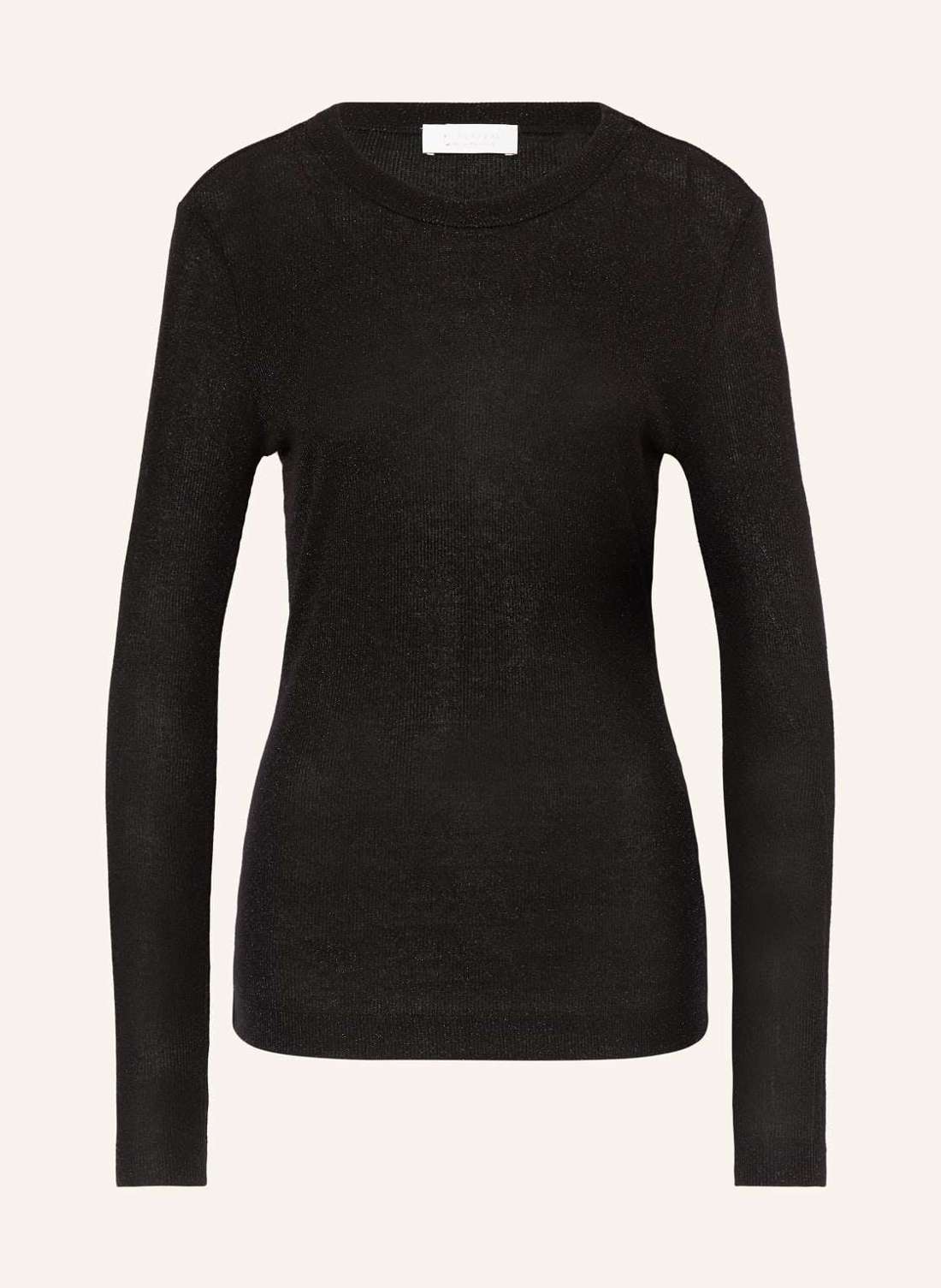 Лонгслив из блестящей пряжи