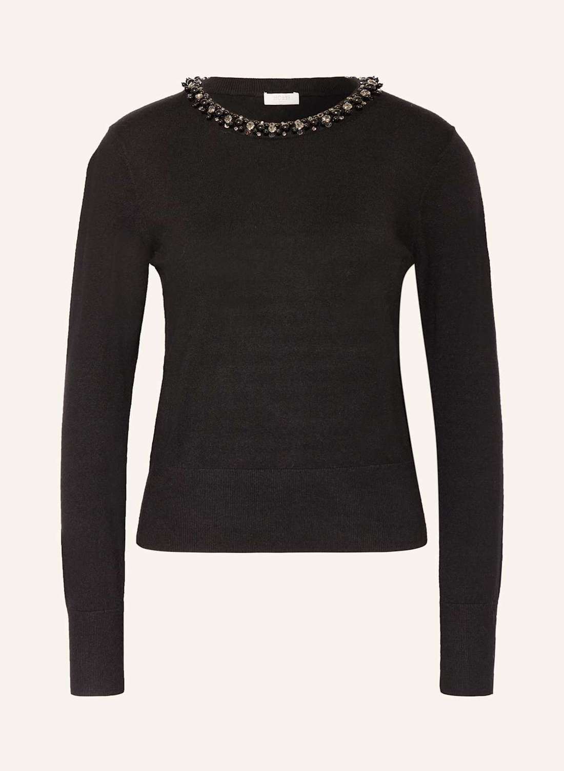 Свитер с драгоценными камнями и бисером OAKLEY