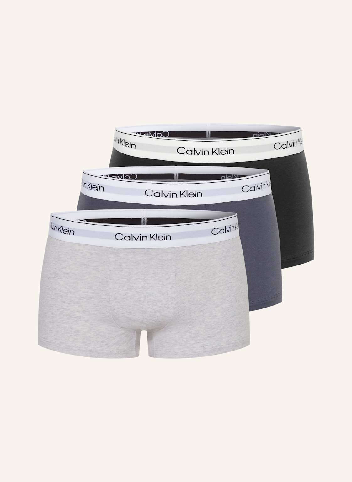 Комплект из 3 боксеров с низкой посадкой MODERN COTTON