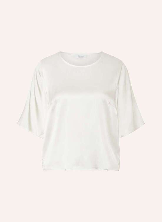 Укороченная шелковая рубашка