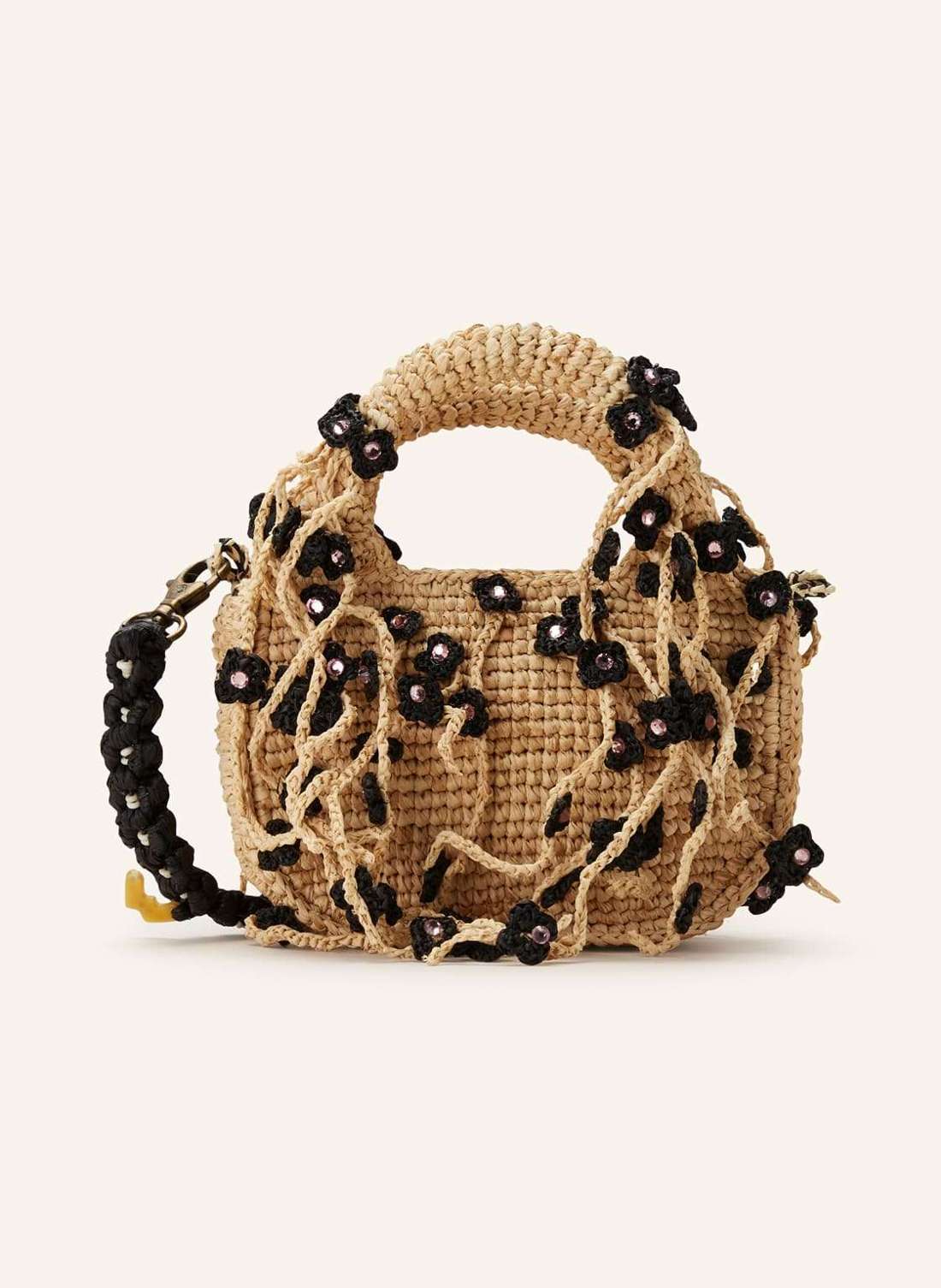 Сумка через плечо с драгоценными камнями OLIVIA