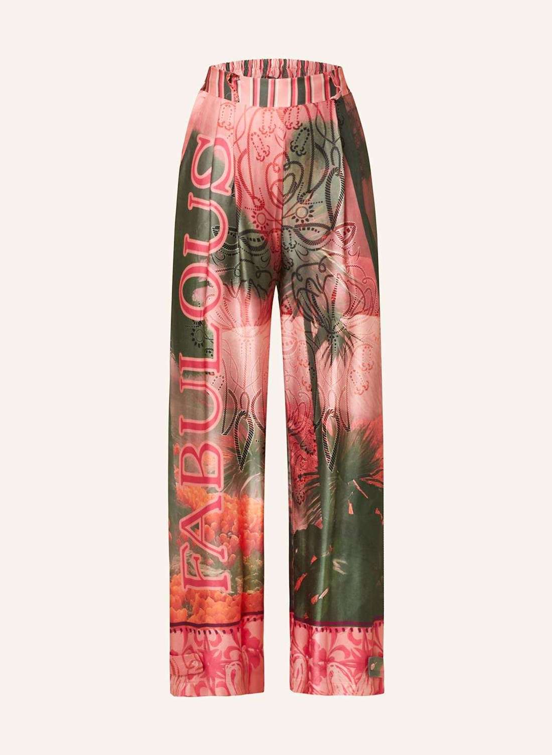 Атласные брюки-кюлоты