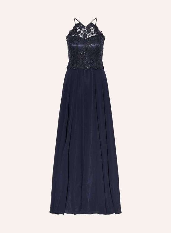 Вечернее платье с пайетками