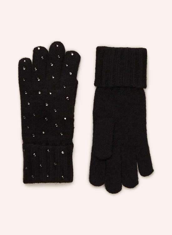 Перчатки со стразами