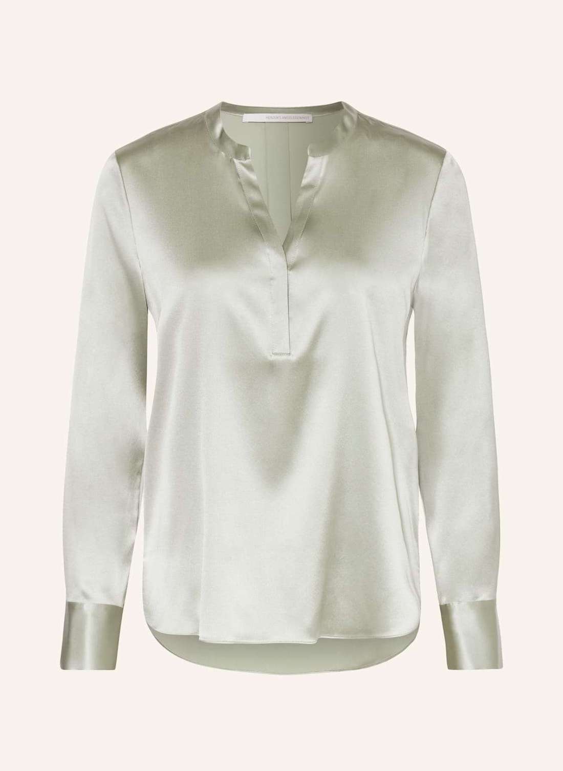 Шелковая блузка-рубашка