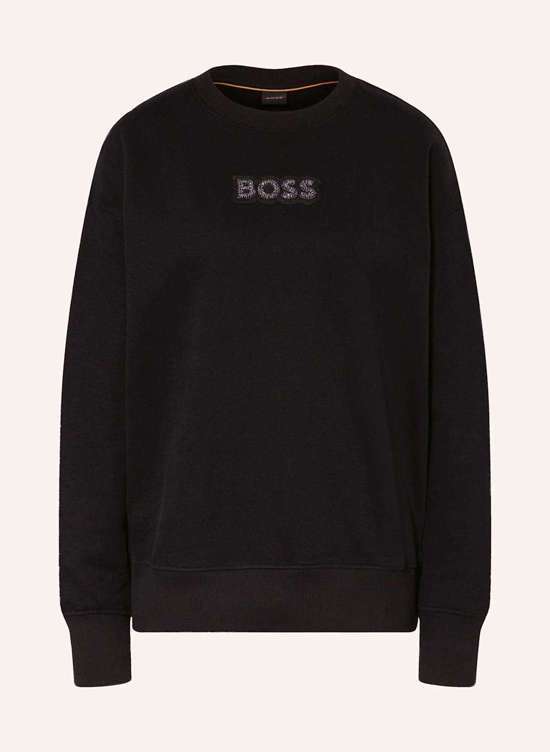 Свитшот с драгоценными камнями ETEIA