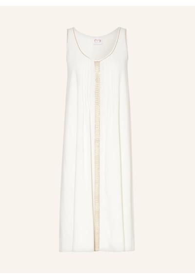Пляжное платье с декоративными бусинами THE WHITE COLLECTION