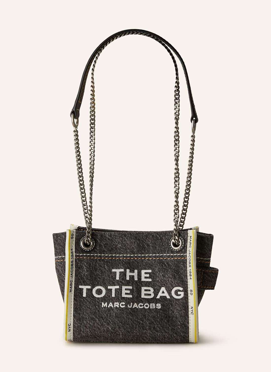 Сумка через плечо THE CROSSBODY CHAIN TOTE BAG DENIM
