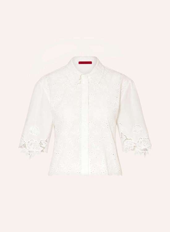 Блузка-рубашка с кружевом ALIAS