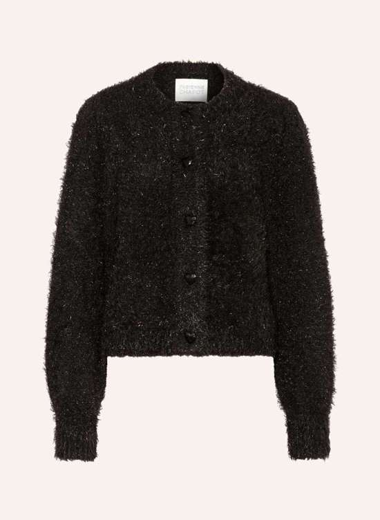 Кардиган из блестящей пряжи KITTY