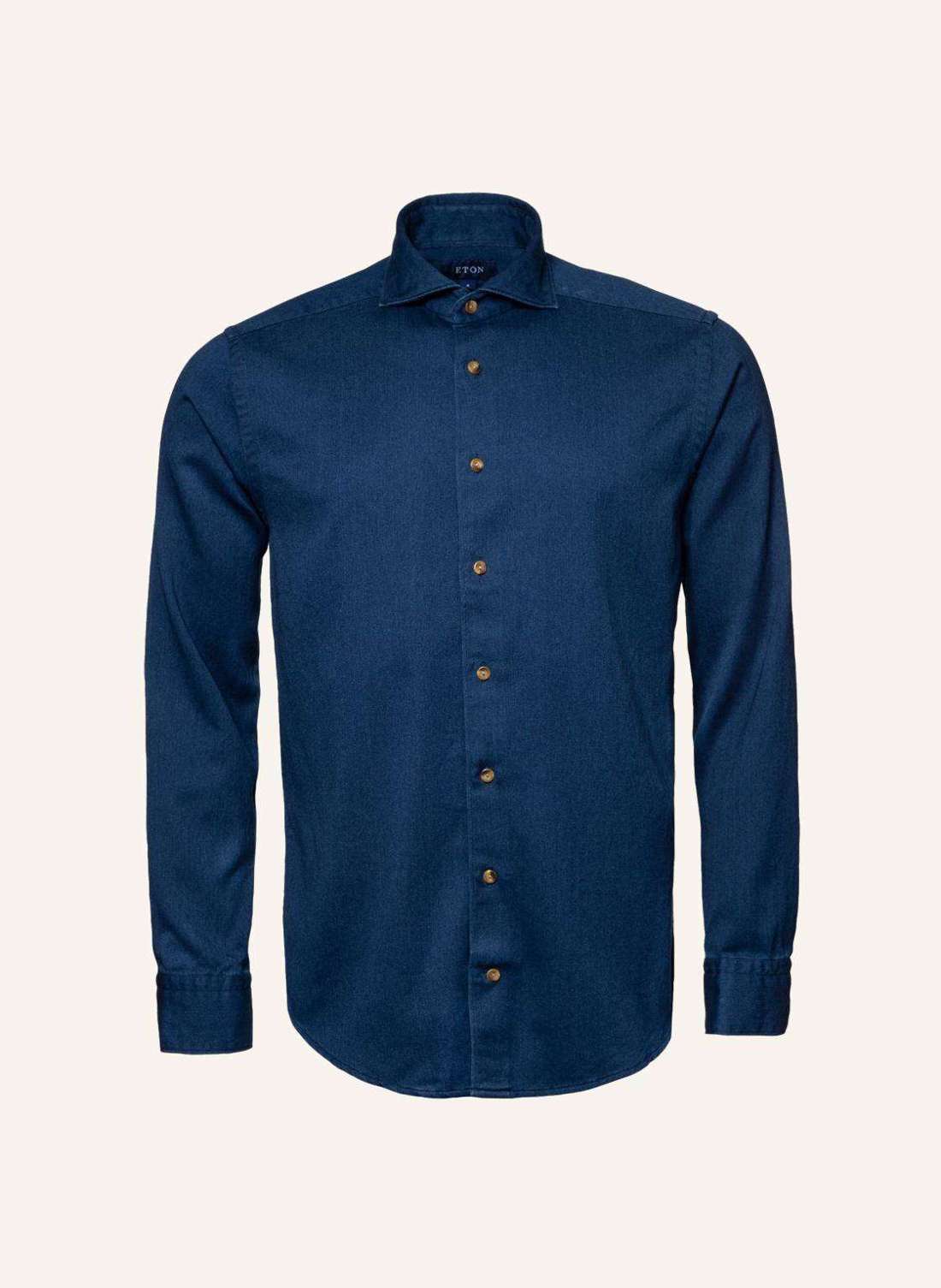 Джинсовая рубашка узкого кроя