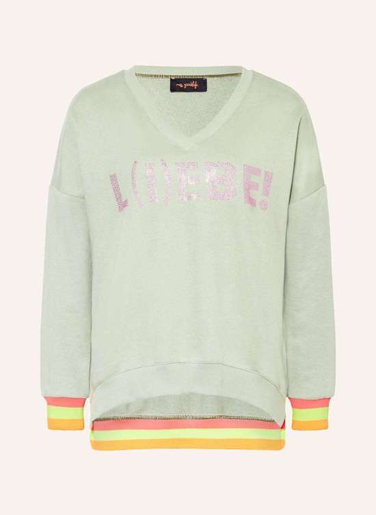 Свитшот с драгоценными камнями