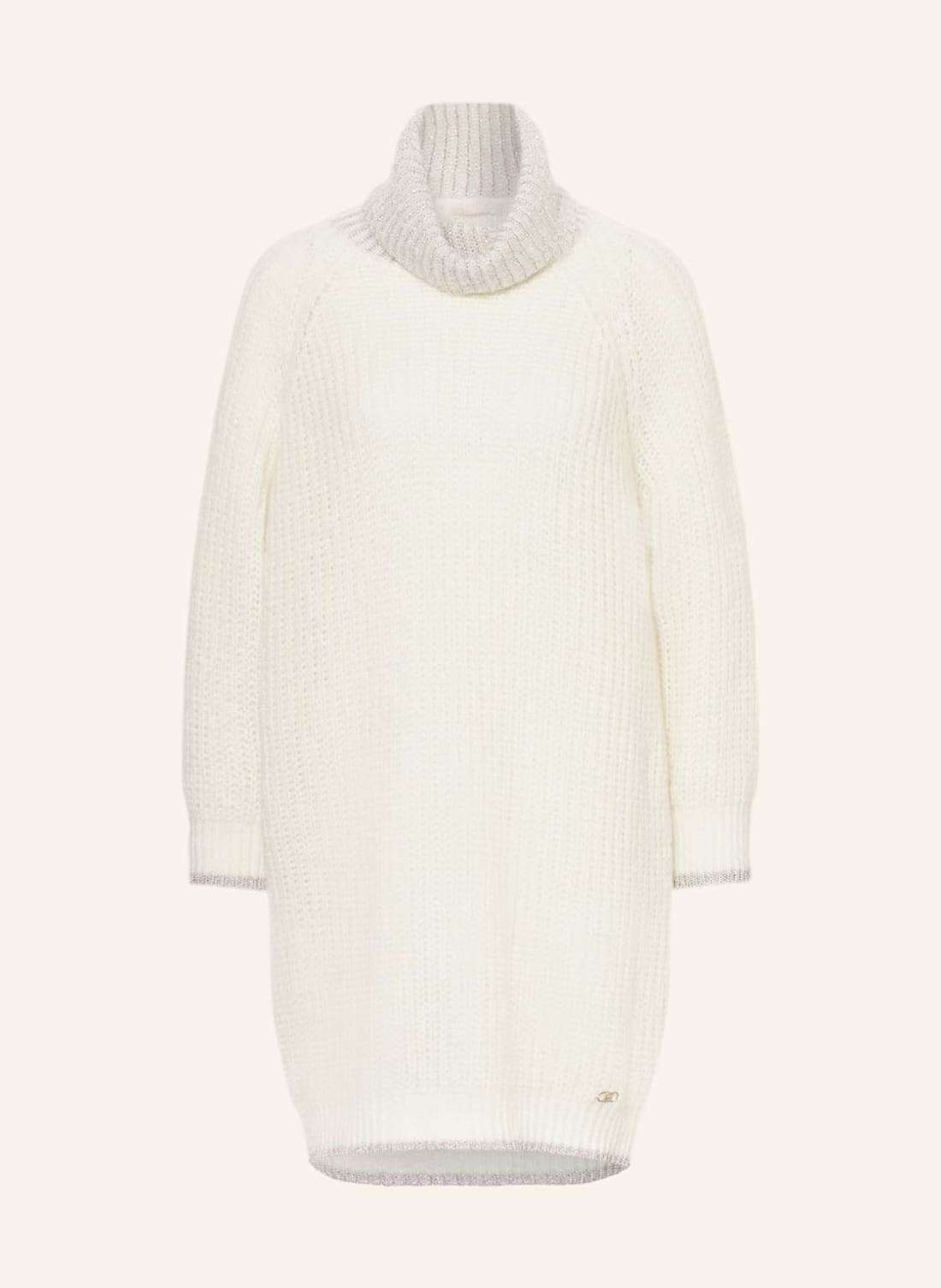 Вязаное платье из пряжи альпака и блесток.