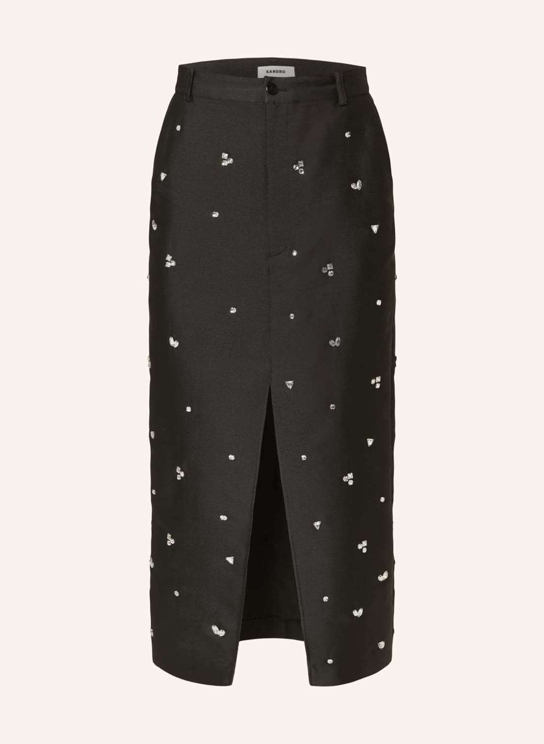 Юбка с драгоценными камнями