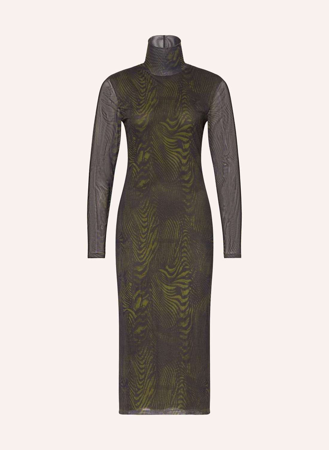 Сетчатое платье